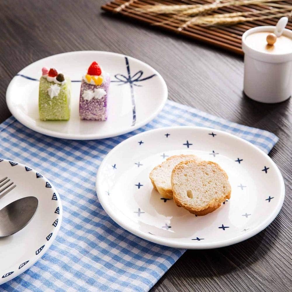 Porcelain Set 1Pc s Dishes Kitchen Ceramic Dish Dessert Food Plate Creative Snack Tray Cake Plate Tableware Dinner Set Plates