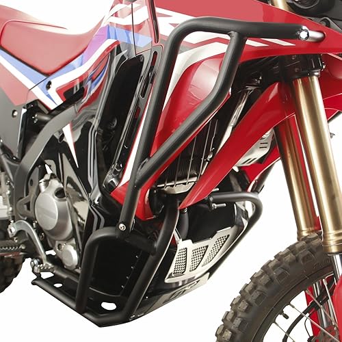 Engine Guard Crash Bar Protection Black Full Set Compatible for Honda CRF250 Rally / CRF300 Rally 2021-2024