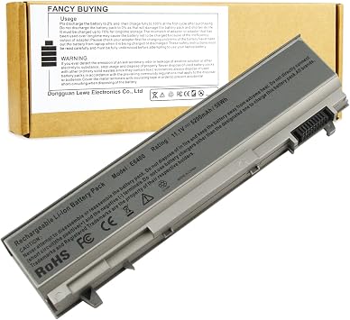 بطارية فانتسي شراء كمبيوتر محمول جديد لـ Dell Latitude E6400 E6410 E6500 E6510 MP490 4m529 pt434 ky265 312-0749 4N369 MP303