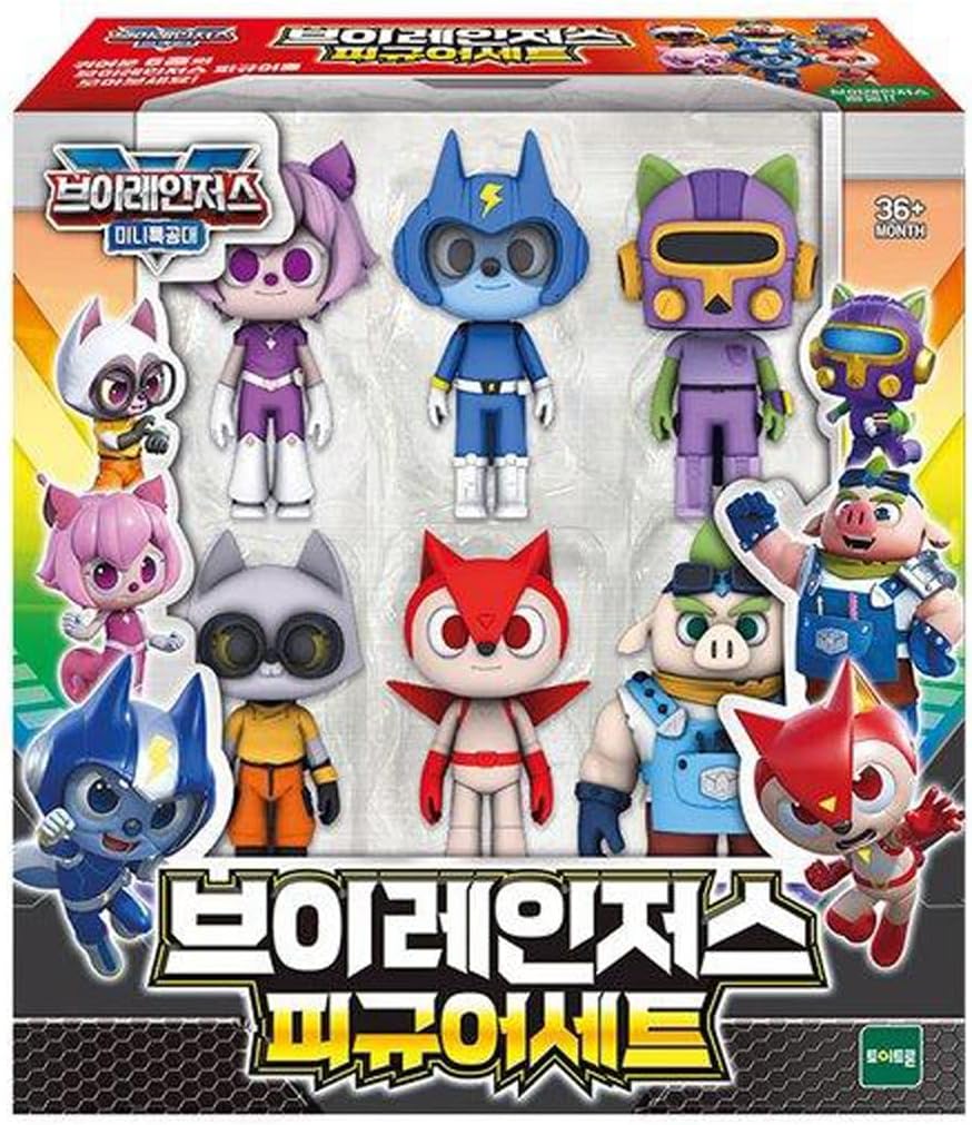 Generic Mini Force Mini Force V Ranger Series Figure Set Action Toy Korea Ver