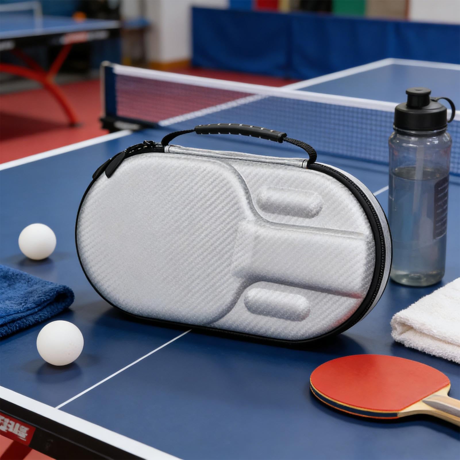 Generico Custodia Rigida Per Tennis Da Tavola Borsa Porta Racchette | Borsa Per Racchette Da Tennis Da Tavolo Per Bambini Ragazzi Adulti Giocatori Di Club Squadre Scolastiche Competitori