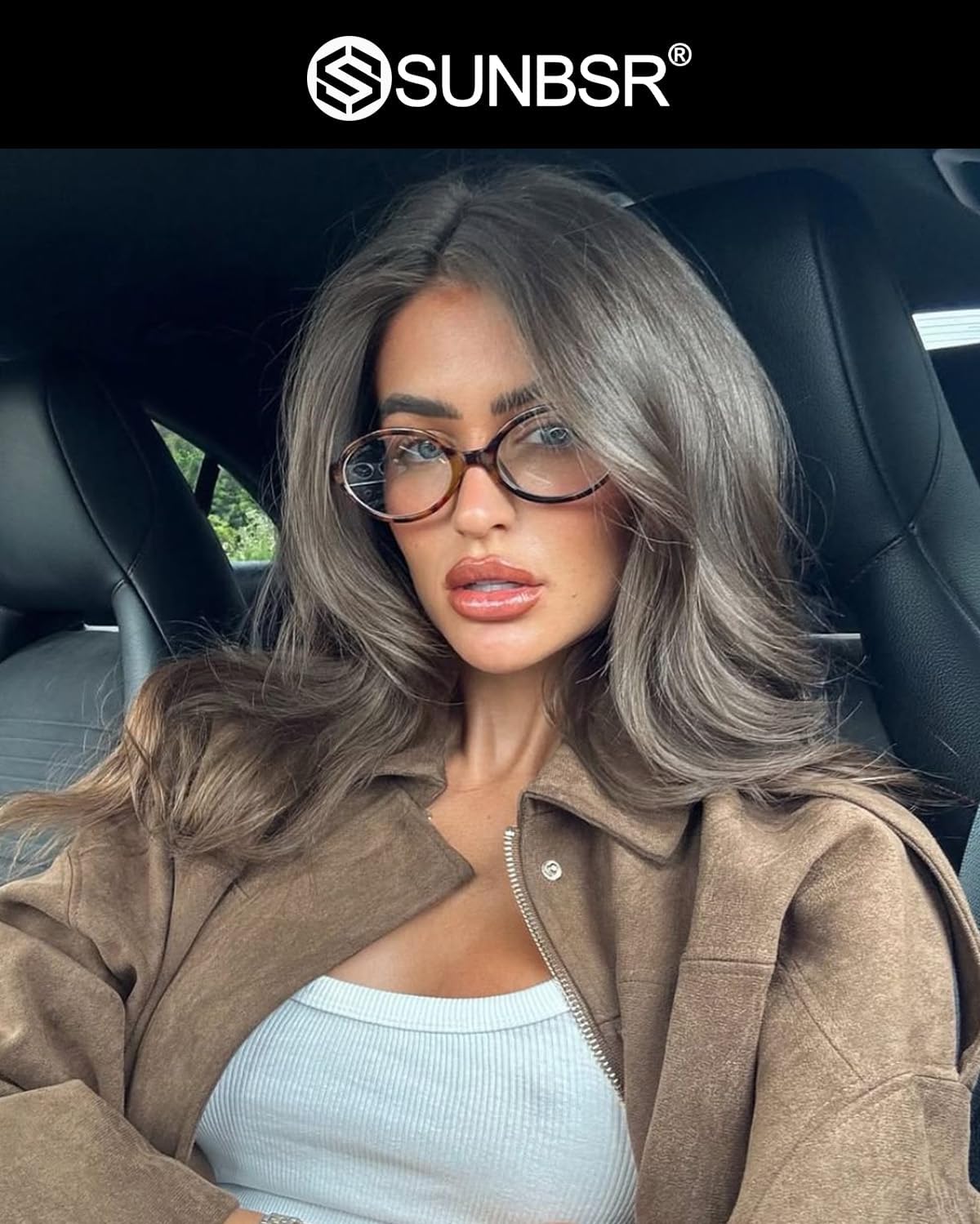 Retro Oval Glasses for Women Men 90s Small Round Blue Light Glasses Oval Y2K Tortoise Eyeglasses