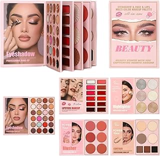 Paleta de sombras de ojos de 55 colores, jueg...