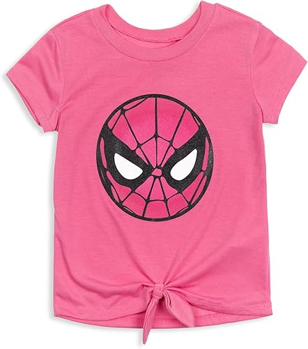 Miniatura 3 de Marvel Spider-Man Vengadores Capitán América Guardianes de la Galaxia - Conjunto de camiseta y leggings para niñas pequeñas y grandes