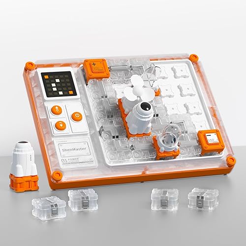 Miniatura 2 de Más de 1000 kits STEM para niños de 7-8-10-12 años, placa de circuito espacial para regalos para niños con proyector, juguetes de construcción de