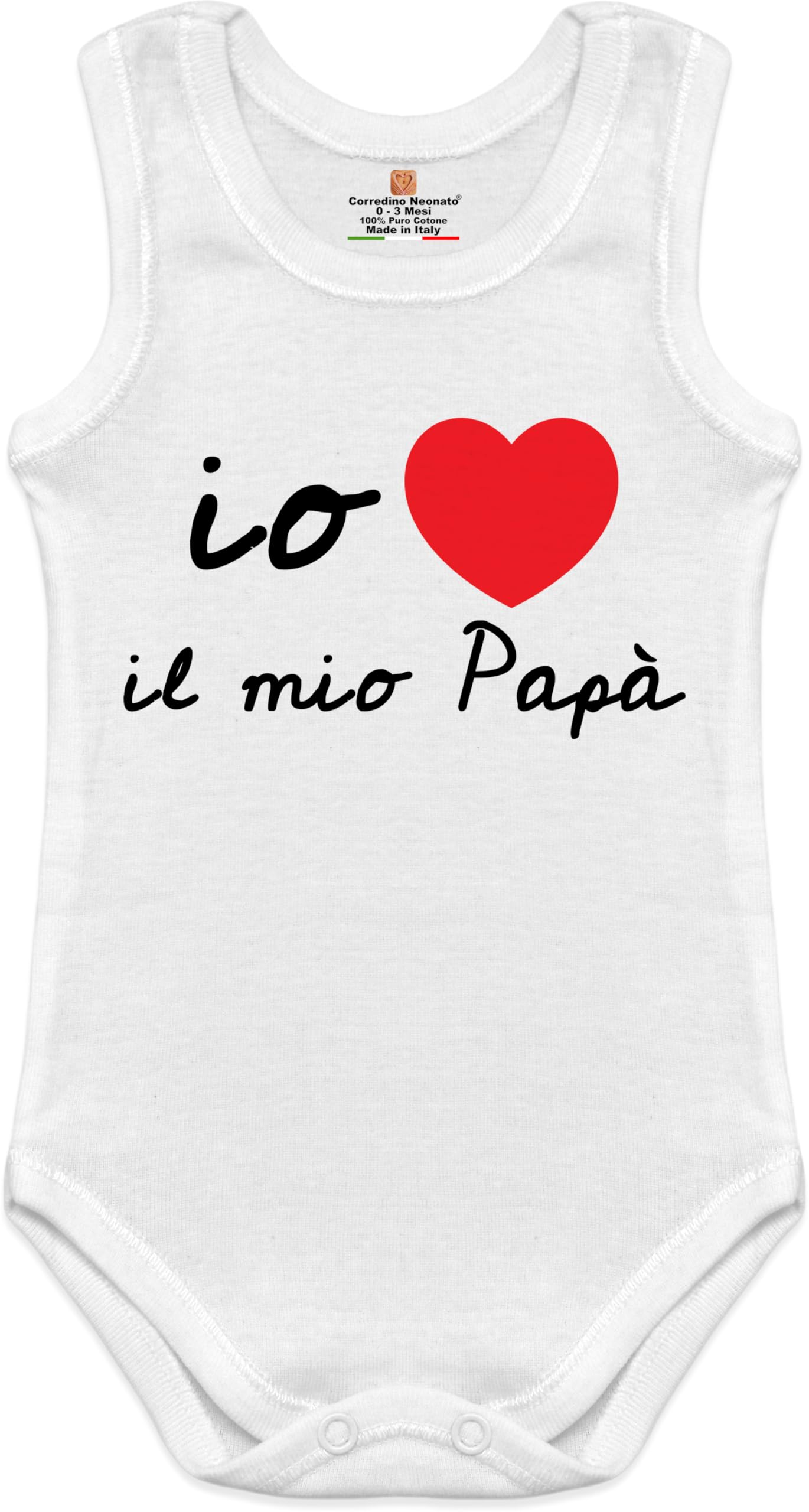 body per neonati cotone frase Io amo il mio papà manche corte o in caldo cotone manica lunga set con bavetta cappello e tutine neonati