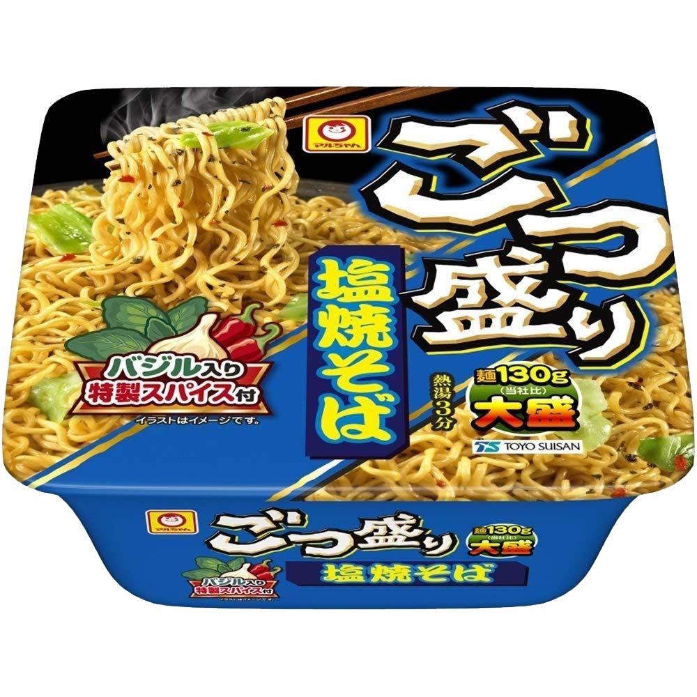 Amazon.co.jp: マルちゃん ごつ盛り焼きそば ソース&塩セット : 食品
