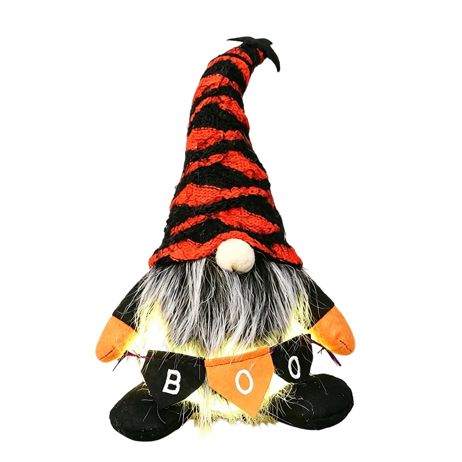 ZhzeYun Halloween Gnome Decoration, Spooky Plush Swedish Tomte Figurine