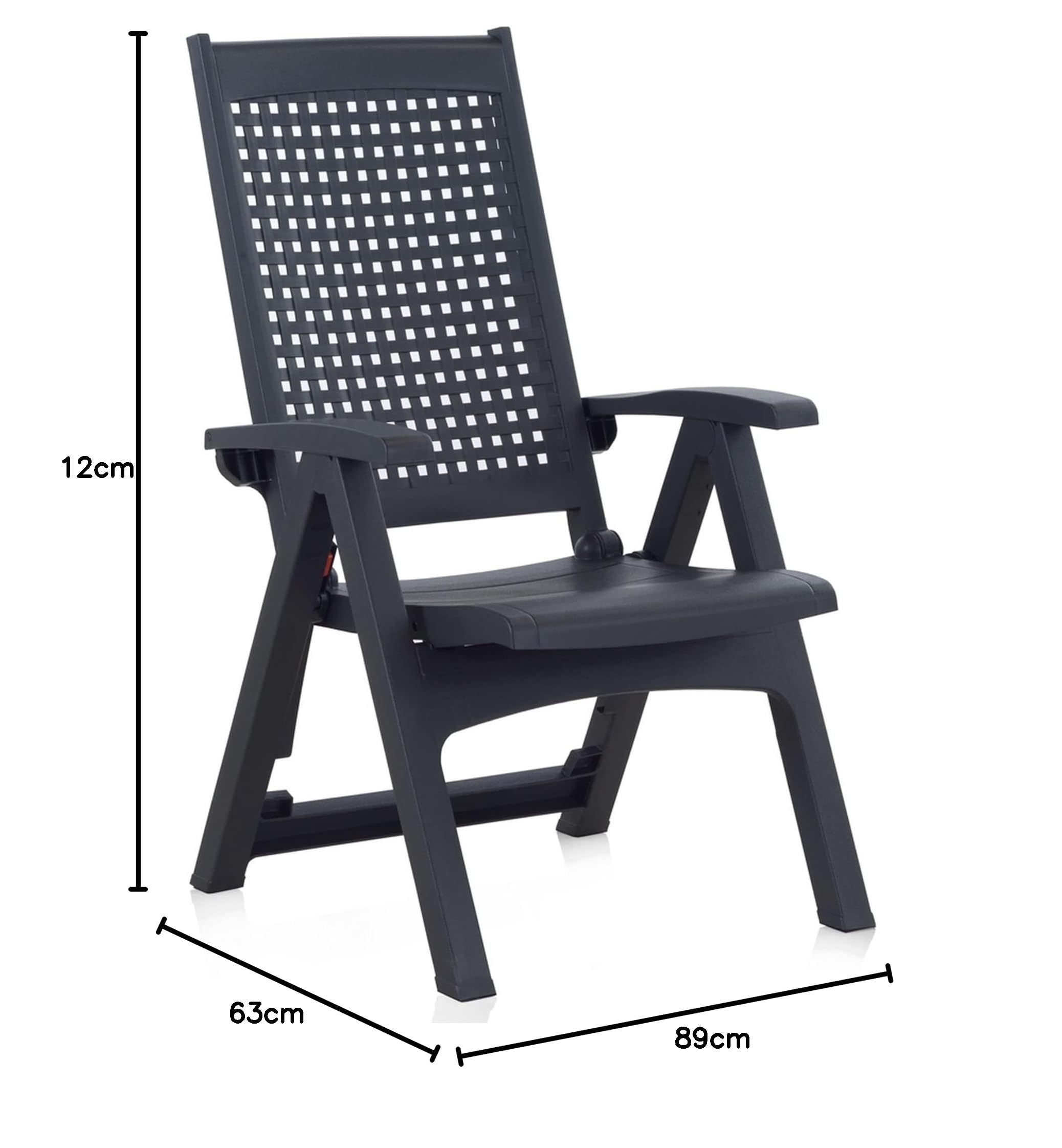 SP Berner Sillón multiposición Metal Antracita