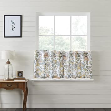 VHC Brands Wilder Farmhouse Cafe Tier Curtain