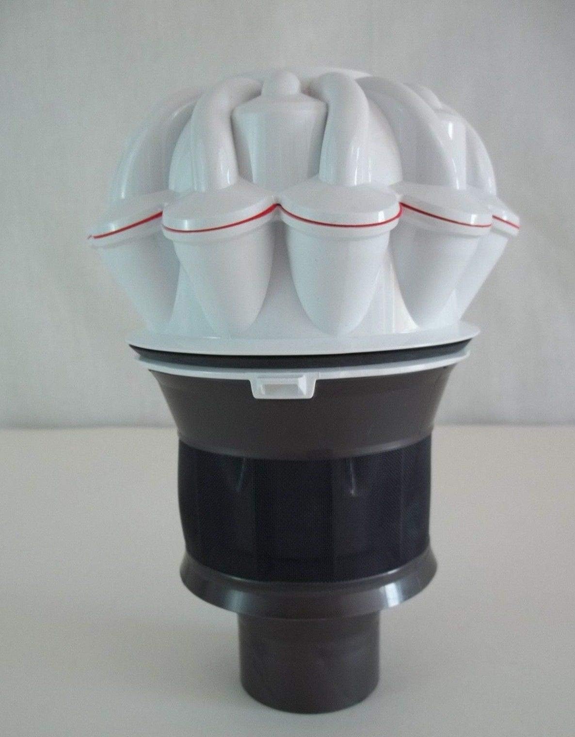 White Cyclone Compatible with Dyson V6 Vacuum, Ideal for Carpeted Floors, Hard Floors, Upholstery and Pet Hair Removal