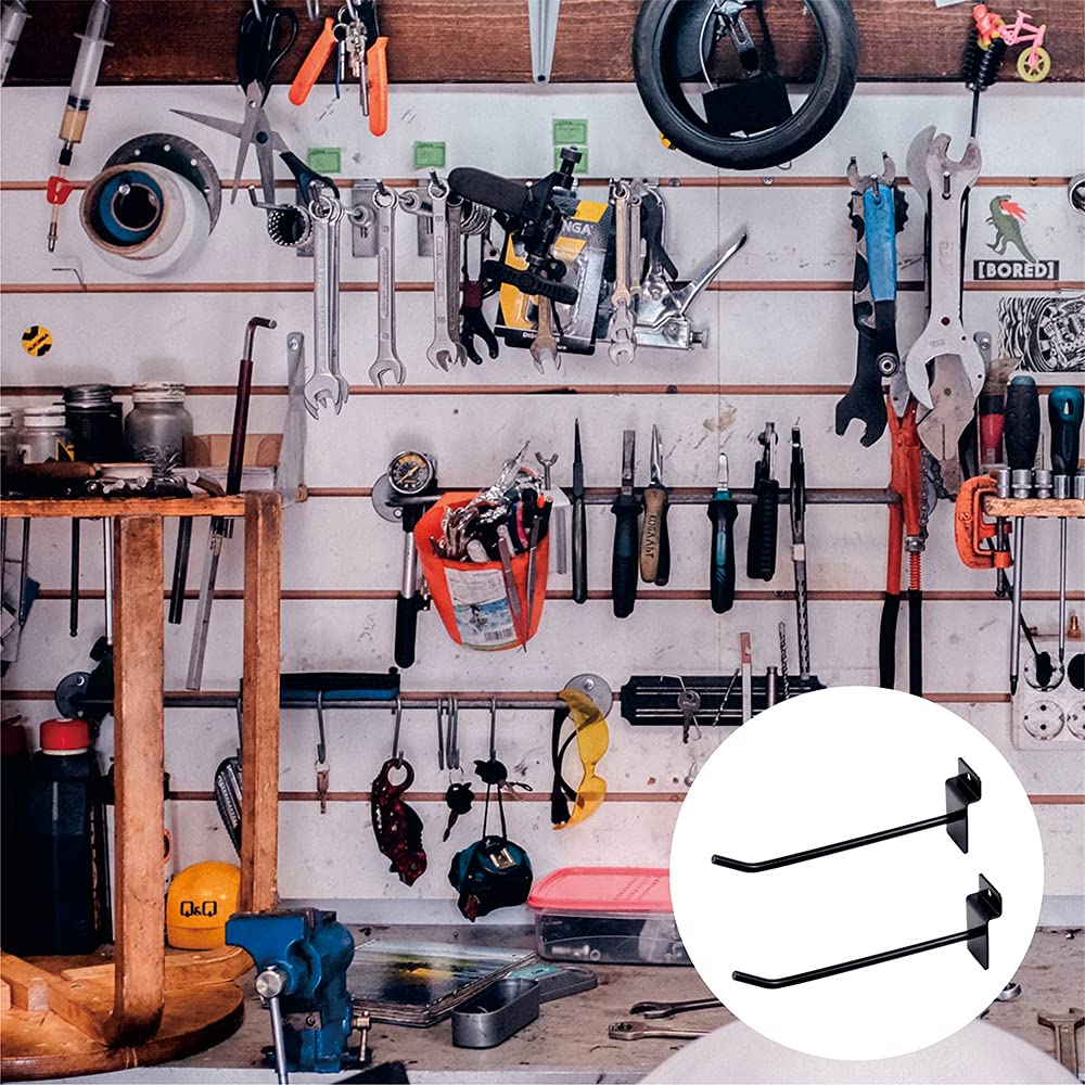 Amazon | 20個 4インチ スラットウォールフック 高耐久 グリッド 商用