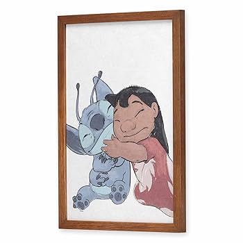 Amazon.co.jp: ディズニー リロとスティッチ ハグ フレーム入り