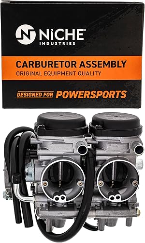 Miniatura 4 de NICHE Carburador para Yamaha Raptor 660R YFM660R 5LP-14900-00-00 5LP-14900-20-00 5LP-14900-20-00 ATV