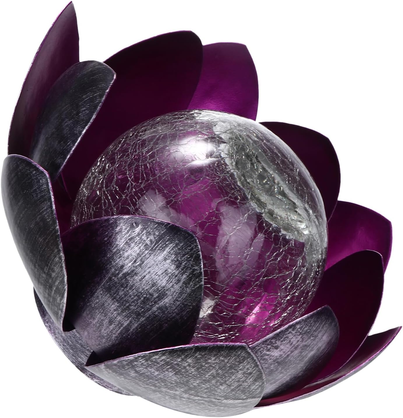 Solar Lotus Shape Pool Light Purple LED Outdoor Floating Pond Lamp Garden Decorative Solar Landscape Light