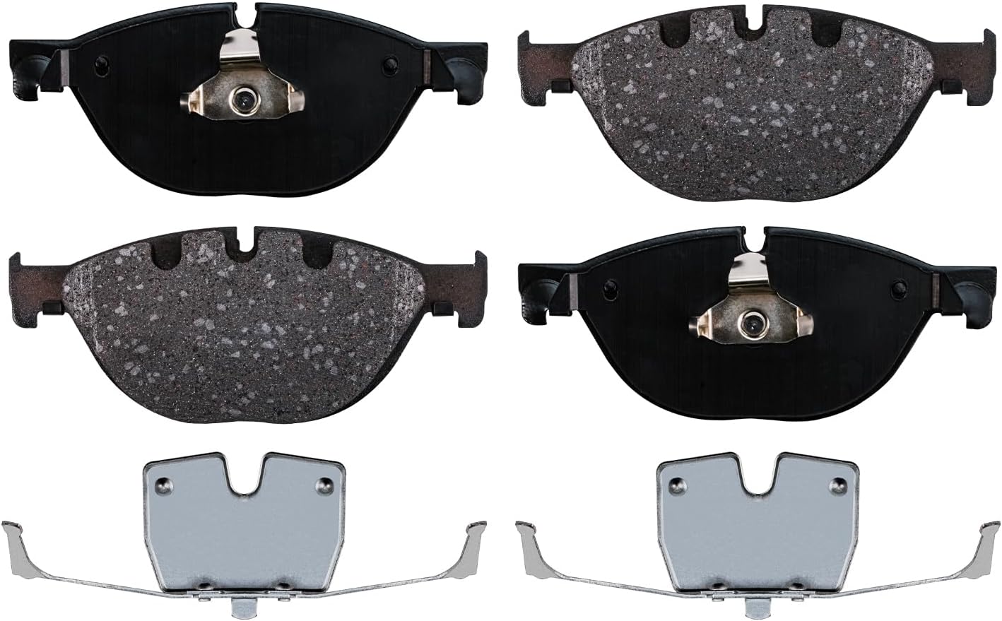 Detroit Axle - Front Brake Pads for BMW 528i 535i 550i GT xDrive 650i 740i 750i Activehybrid 7 Alpina B7 Bentley Arnage, Ceramic Brake Pads Replacement