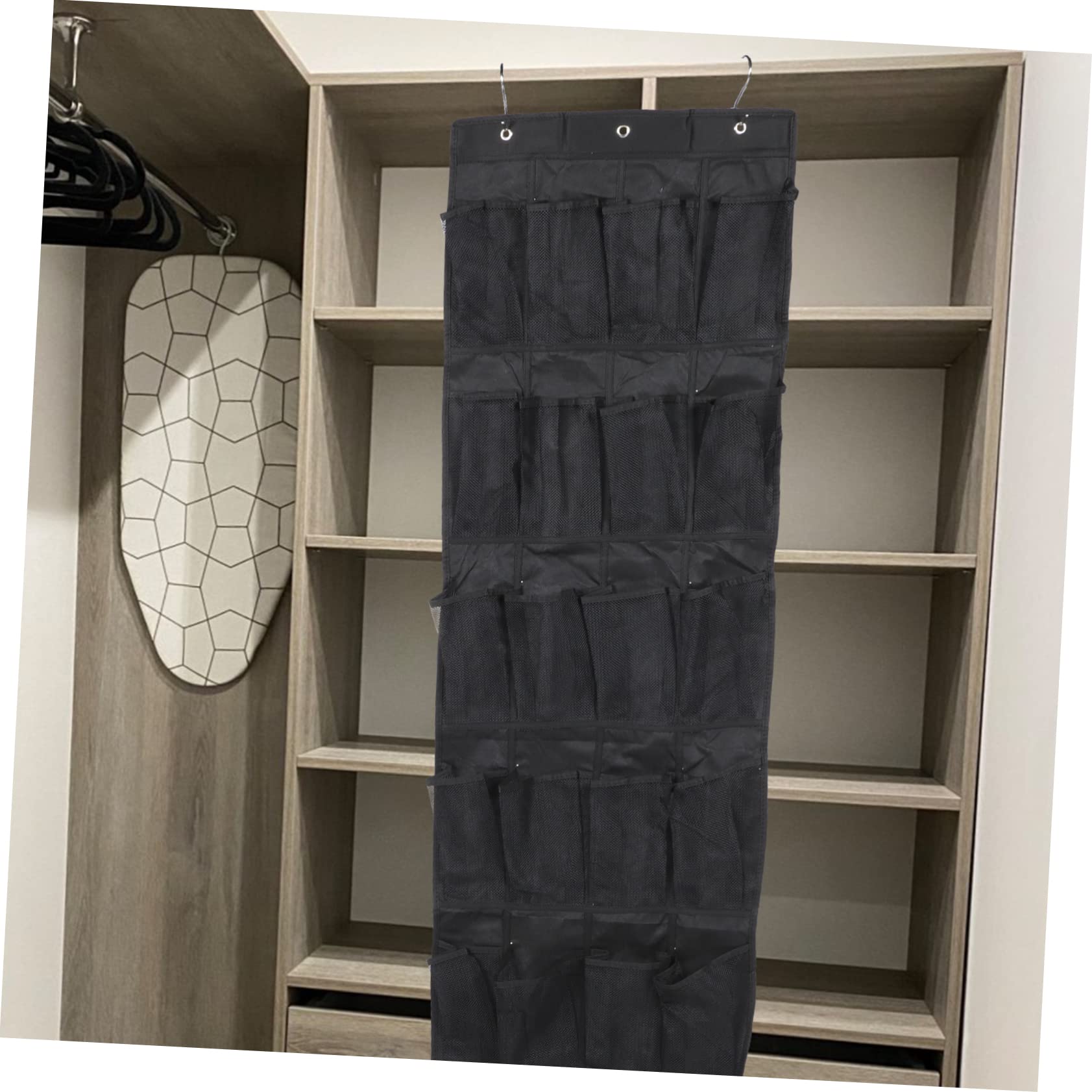 STOBAZA Hanging Shoe Organizer Bag Door Storage 24 Slots Storage Pouch Tidy up Your Home