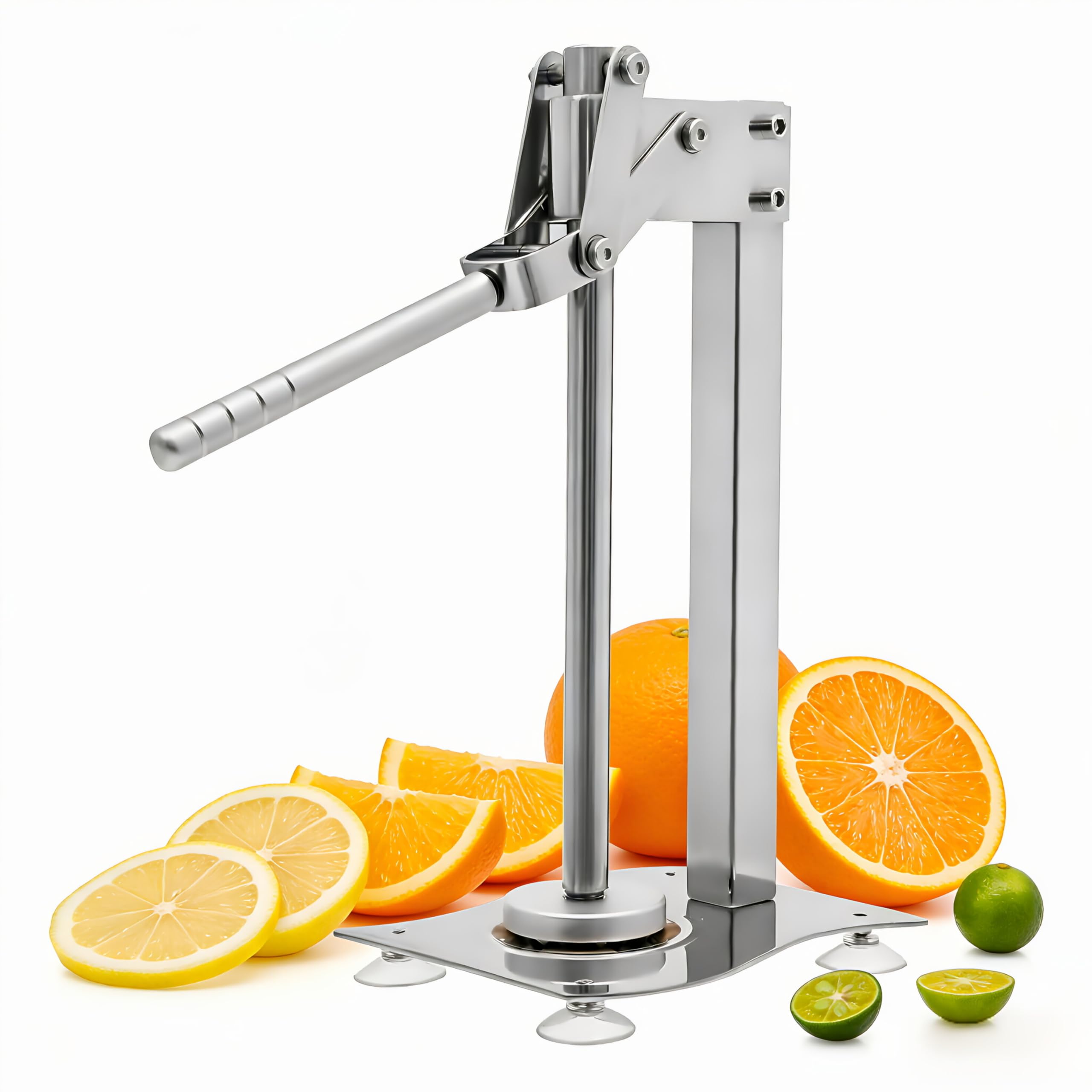 Exprimidor manual de limón, exprimidor de frutas, exprimidor de frutas de acero inoxidable, molinillo de nueces para frutas o nueces