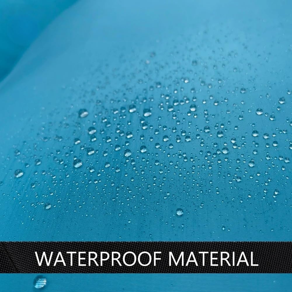 Puff Flotante Cuadrado For Piscina (sin Relleno) - Puff Impermeable For Exteriores For Adultos - Puff Reutilizable For Piscina, Jardín, Playa, Camping, Sofá Cama, Puff Lounge(Baoblue,140x180cm-cover)