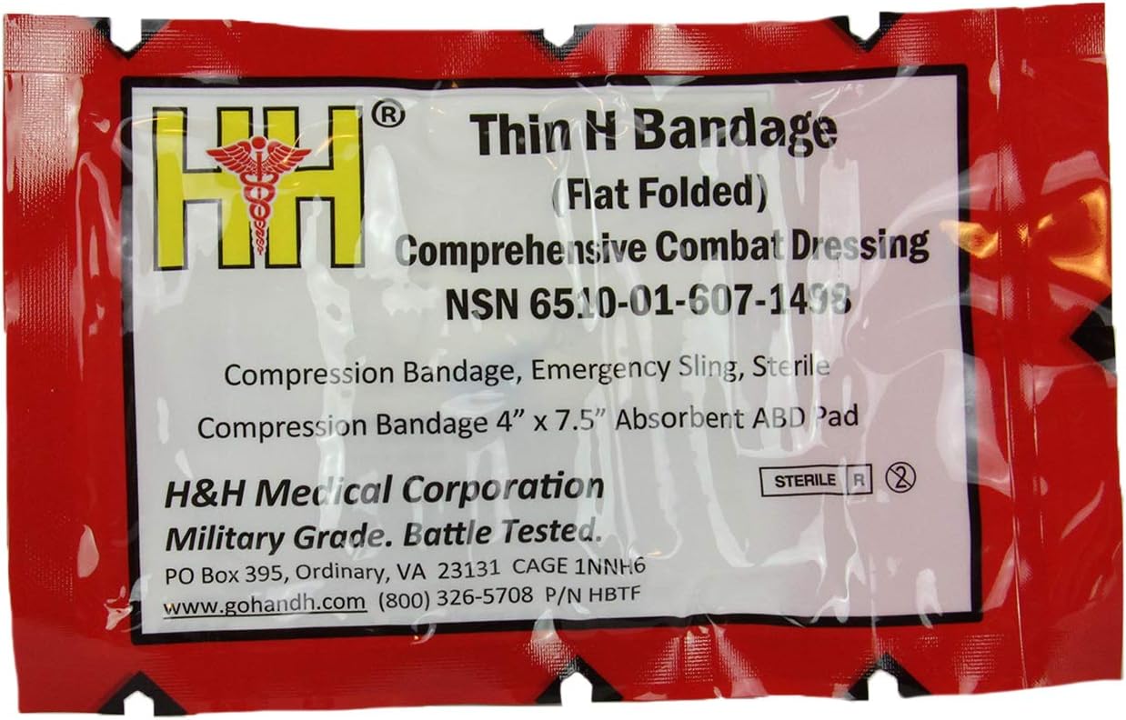 H&H Thin H Bandage, Flat Fold
