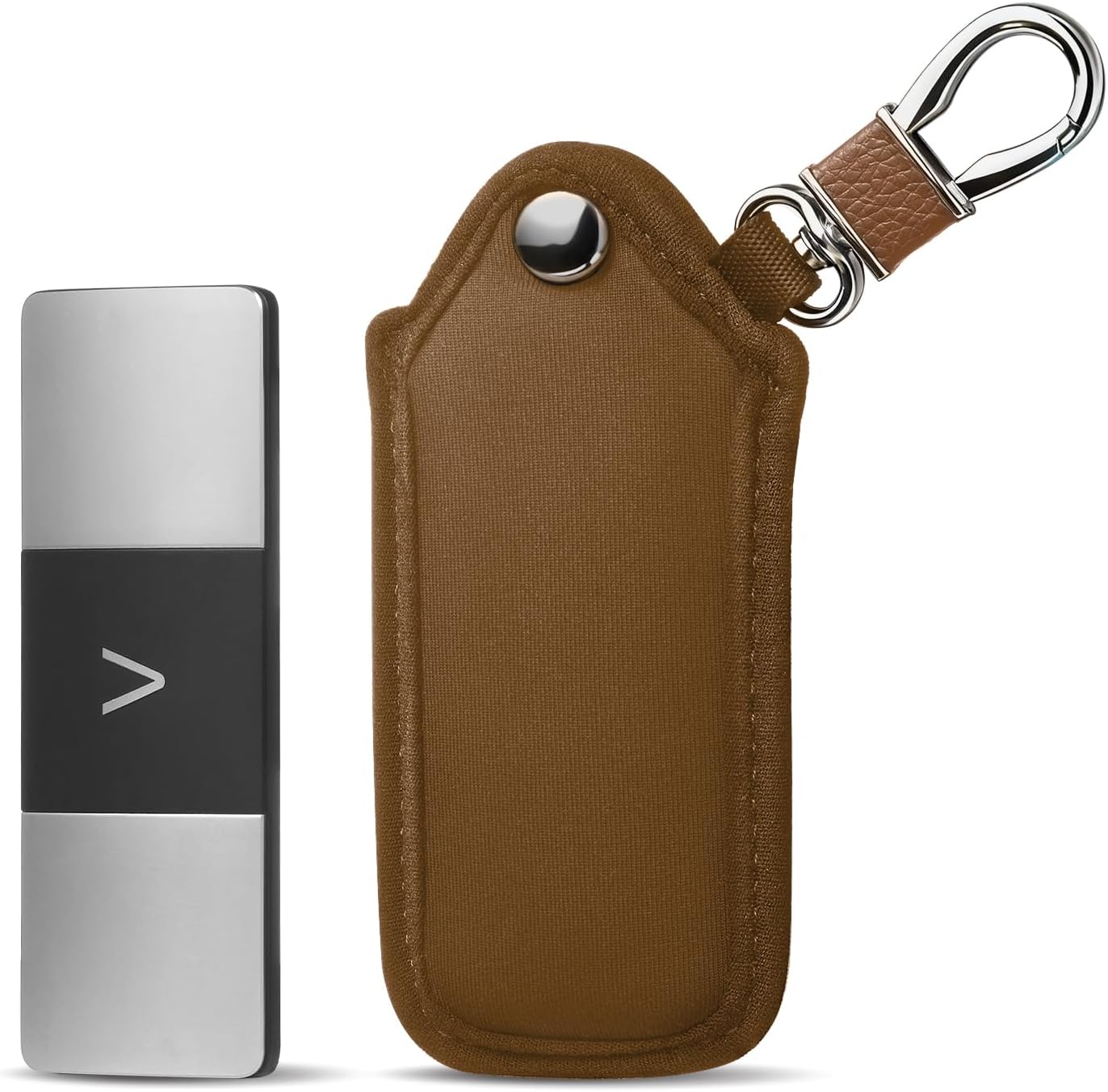 CoBak Neoprene Case for AliveCor KardiaMobile 6-Lead EKG Monitor/KardiaMobile 6L Max/KardiaMobile 1-Lead with Magnetic Closure and Keychain, Soft Protective Storage Bag - CASE ONLY