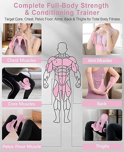 Miniatura 3 de Dispositivos de ejercicio de suelo pélvico de 15 a 70 libras, ajustable, para mujeres y hombres, equipo de ejercicio Kegel, ejercitador interno
