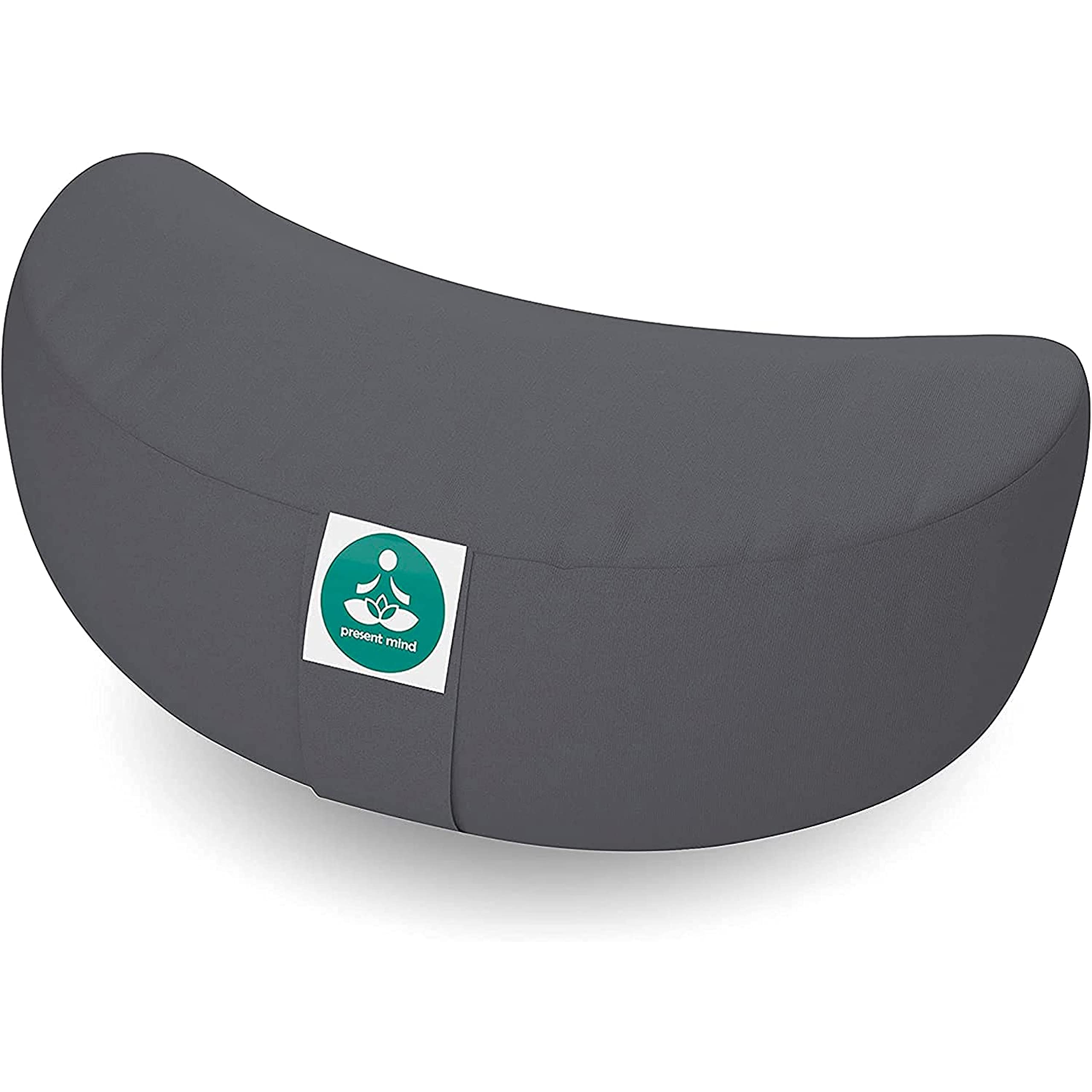 Cojín de Meditación y Yoga Media Luna – Funda de algodón Lavable