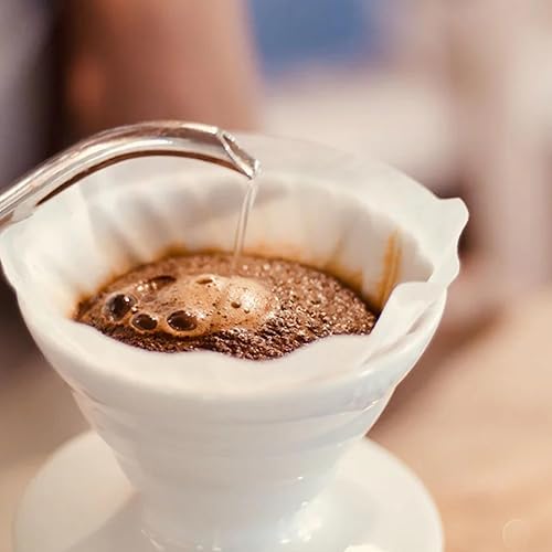 Miniatura 6 de Hario Gotero de café de plástico V60, tamaño 02, blanco