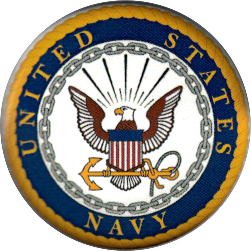 Seal of the United States Navy - 1.25" Round Button