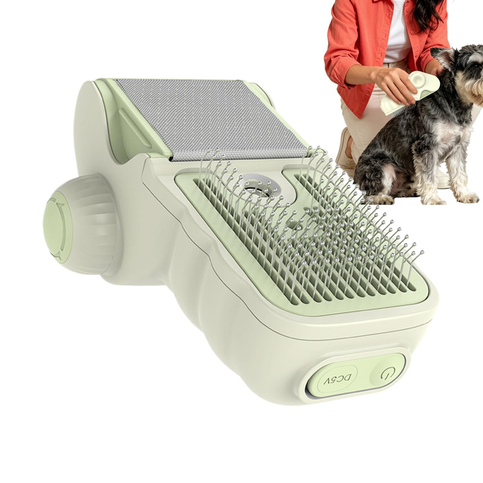 Cepillo de vapor para perros autolimpiante con masaje 8