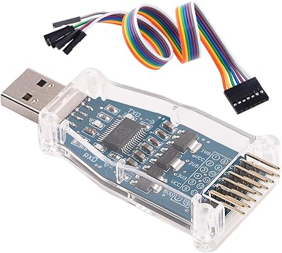 USB to 1.8v 2.5V 3.3v 5v TTL Converter UART Adapter for Win 11 10 8 7 Mac OS Linux