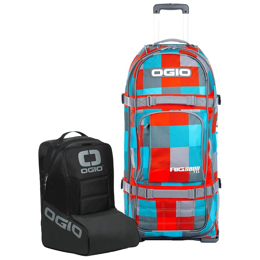 美品　良品　OGIO RIG9800 バイクバック　レッド系 RIG 9800 - CHAOS RED/BLUE – OGIO POWERSPORTS