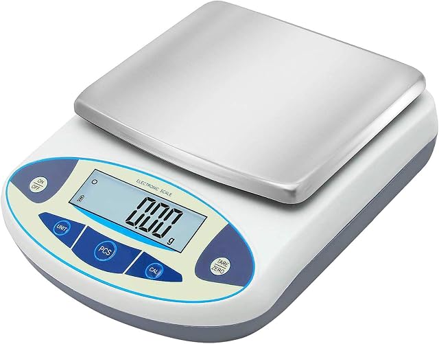 Bonvoisin Lab Scale 0.01g Precision Scale Digital Analytical Balance Laboratory Scale 220-240V Jewelry Scientific Scale with LCD Display- Unit Conversion- Counting- Tare/Zero Functions (3000g, 0.01g)