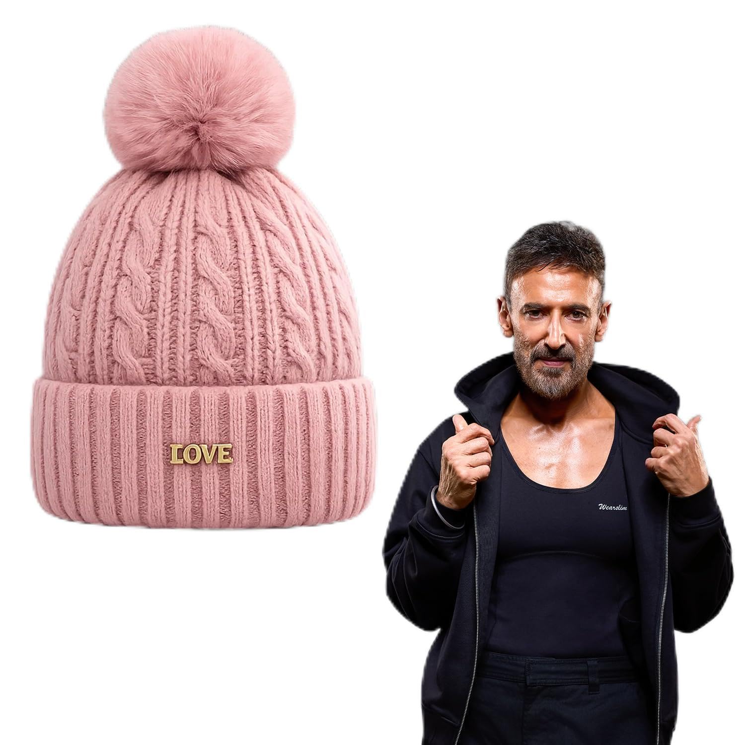 wearslim Women Winter Cap | Warm Knit Beanie with Soft Stretch Fit | Stylish Cold Weather Cap-picture-11