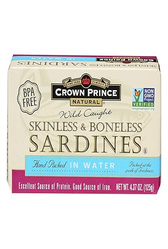 Crown Prince Sardinas sin piel y sin hueso 437 oz