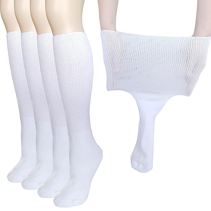 Buy Extra Wide Socks for Lymphedema Swollen Feet Leg, Bariatric Socks
