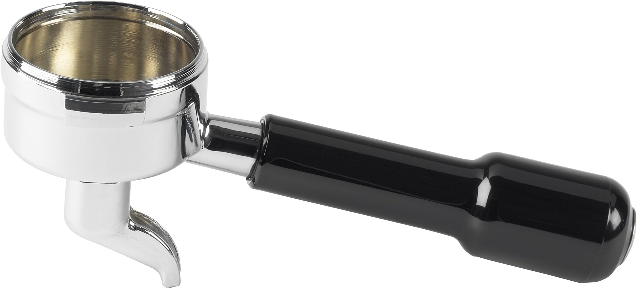 Portafilter 1 Cup Rancilio Silvia with single spout comes without basket, you can use any Tamper with Tamp size of 58mm