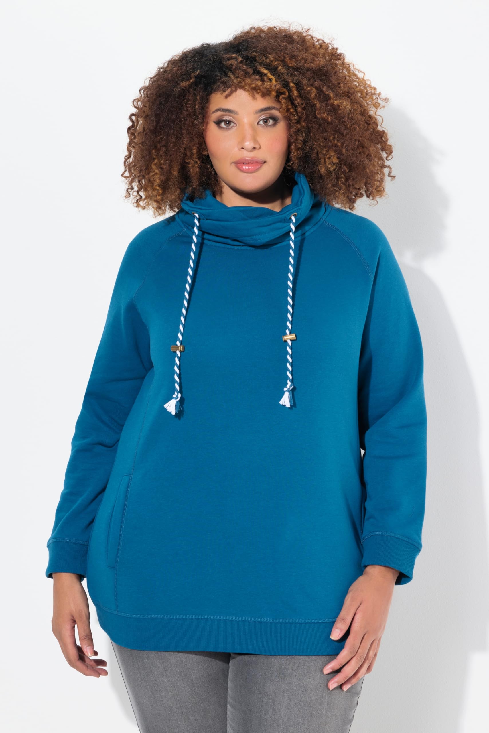 Ulla Popken Damen Langarm-Shirt T-Shirts