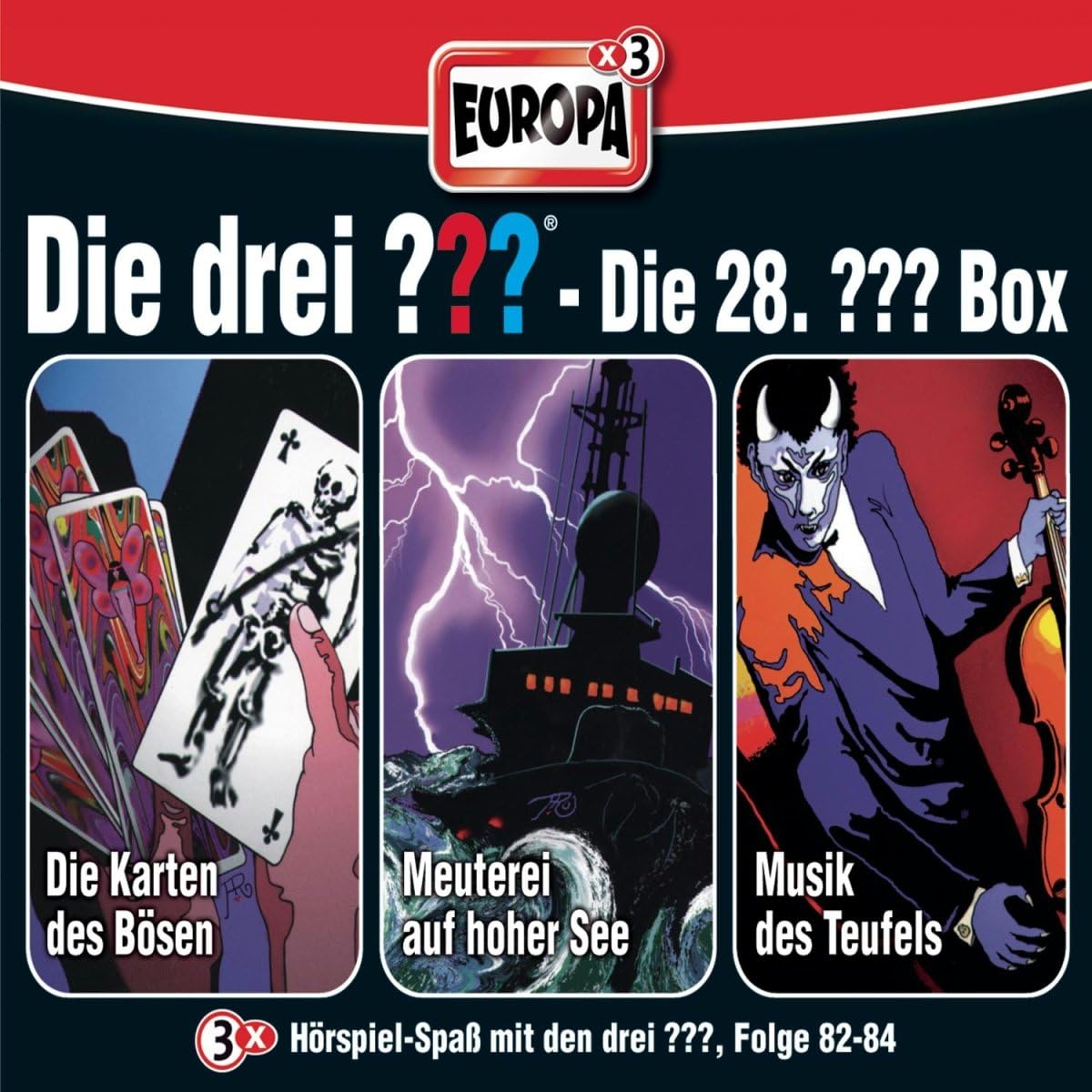 Die drei ??? Box 28. Folgen 82 - 84 drei Fragezeichen