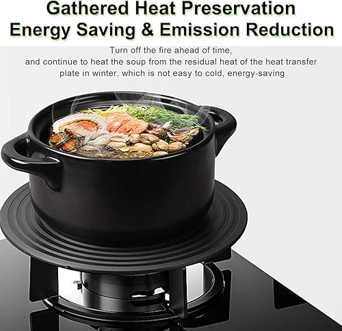 Miniatura 6 de Utensilios de cocina de protección con difusor de calor, grueso antideslizante para estufa de gas, adaptador de inducción de cocina, ahorro de