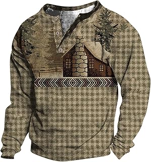 Men's Drawstring Loose Vintage Printed Crewneck Classic Sweatshirt Baggy Oversized Blanket Hoodie Stylish Outdoor Sweatshirt Pop Art Party Tops