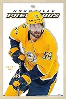 Vista 5 de Trends International NHL Nashville Predators - Póster de pared Roman Josi Feature Series 23, 22.4 pulgadas de largo x 14.7 W, versión premium sin