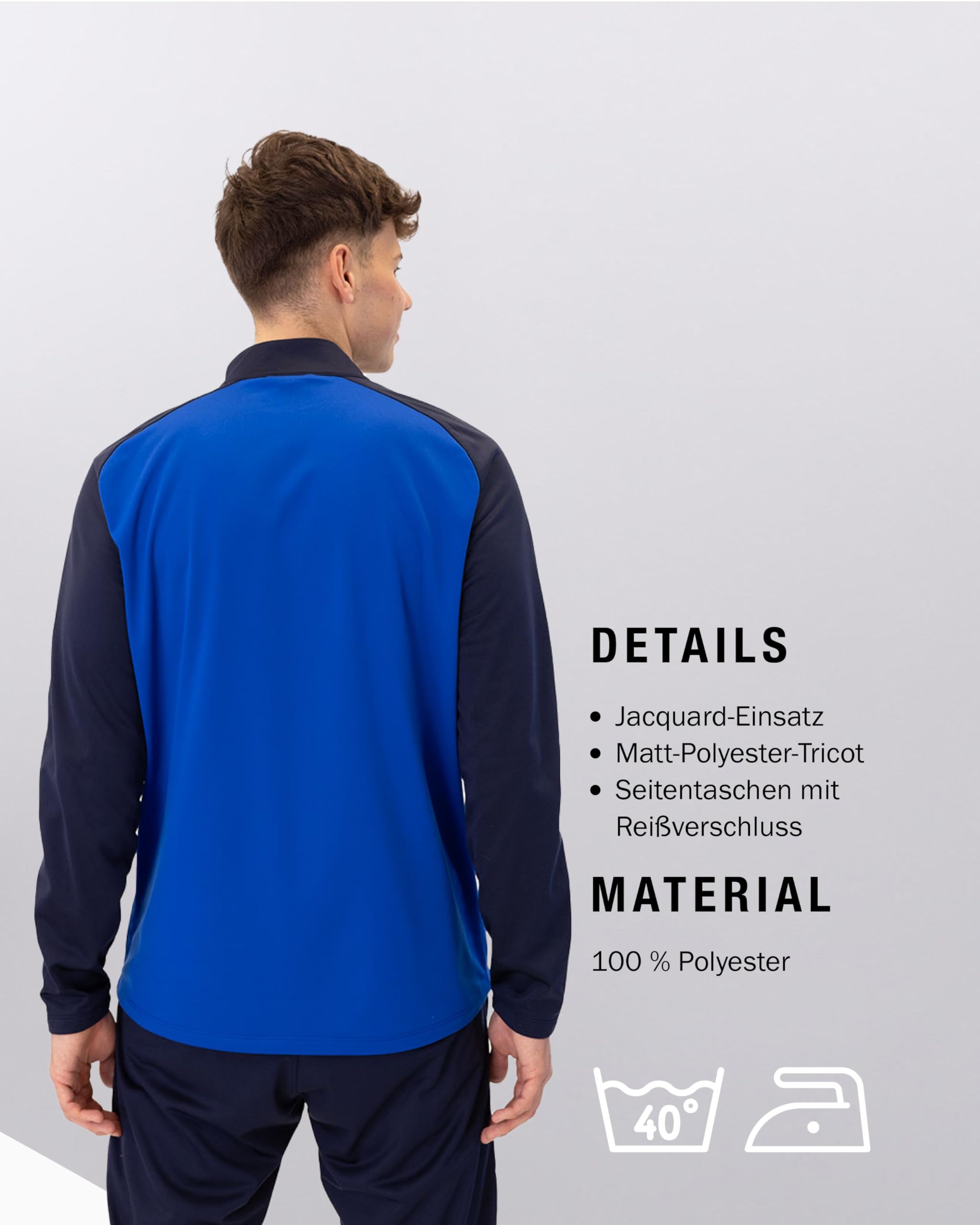 JAKO Herren Jako Polyesterjacke Iconic Sportjacke (1er Pack)