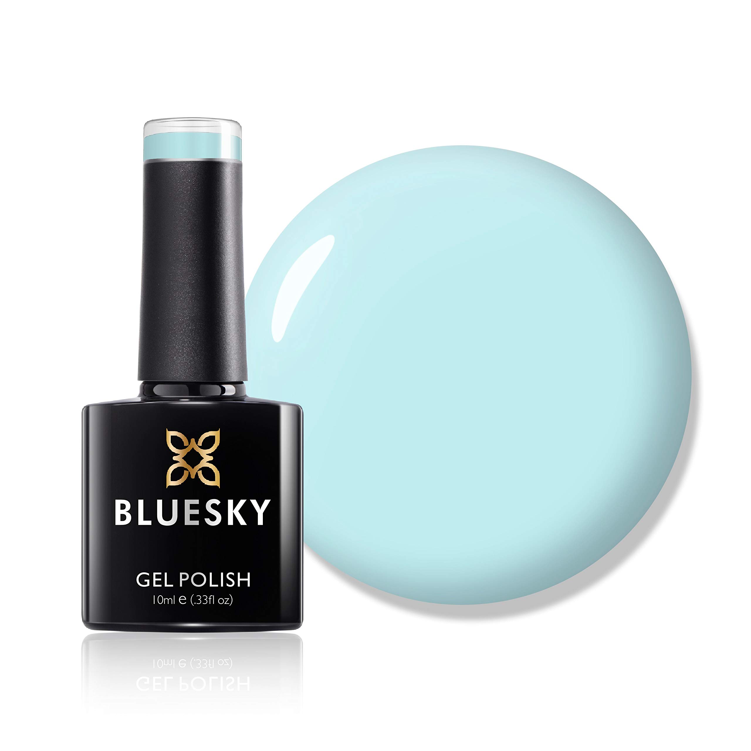 Bluesky Gel Nail Polish, Spring 2021 Collection, Dream On Your Feet Ss2104, 10 ml, Baby Blue, Pastel, Light Blue (Requires Curing Under LED or UV Lamp)