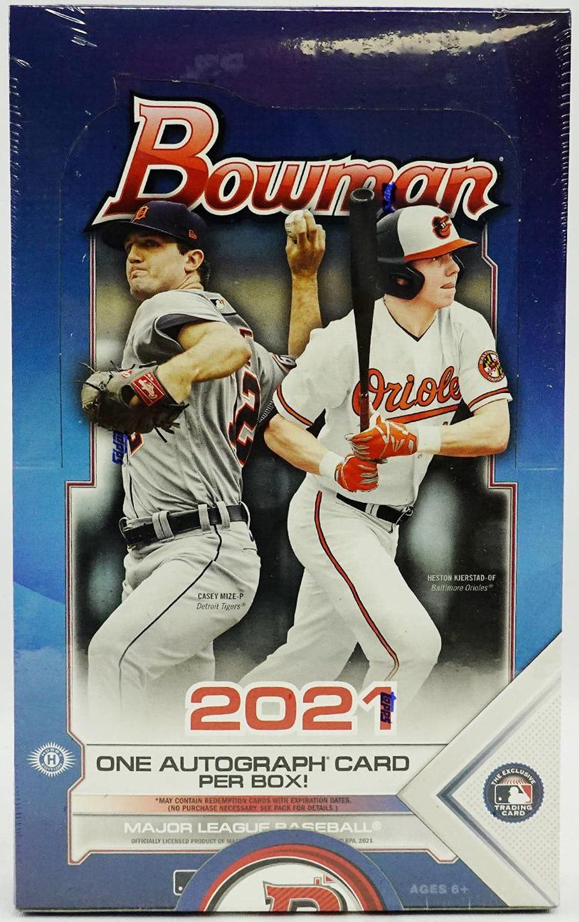 その他 MLB 2021BOWMAN BASEBALL HOBBY Topps box 2021 Bowman Baseball Hobby Box 24 Packs Per Box, 10 Cards
