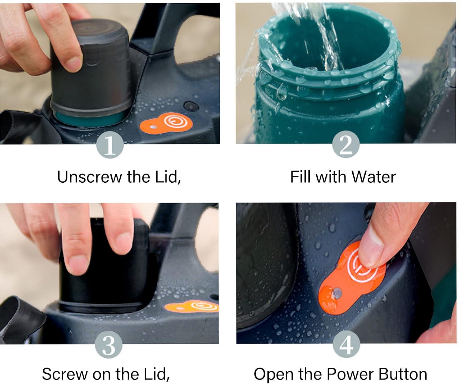 Battery Powered Backpack Sprayer, Plastic Portable Gardening Sprayer with USB Cable, Leakproof Battery Powered Sprayer for Lawn Garden (8L)