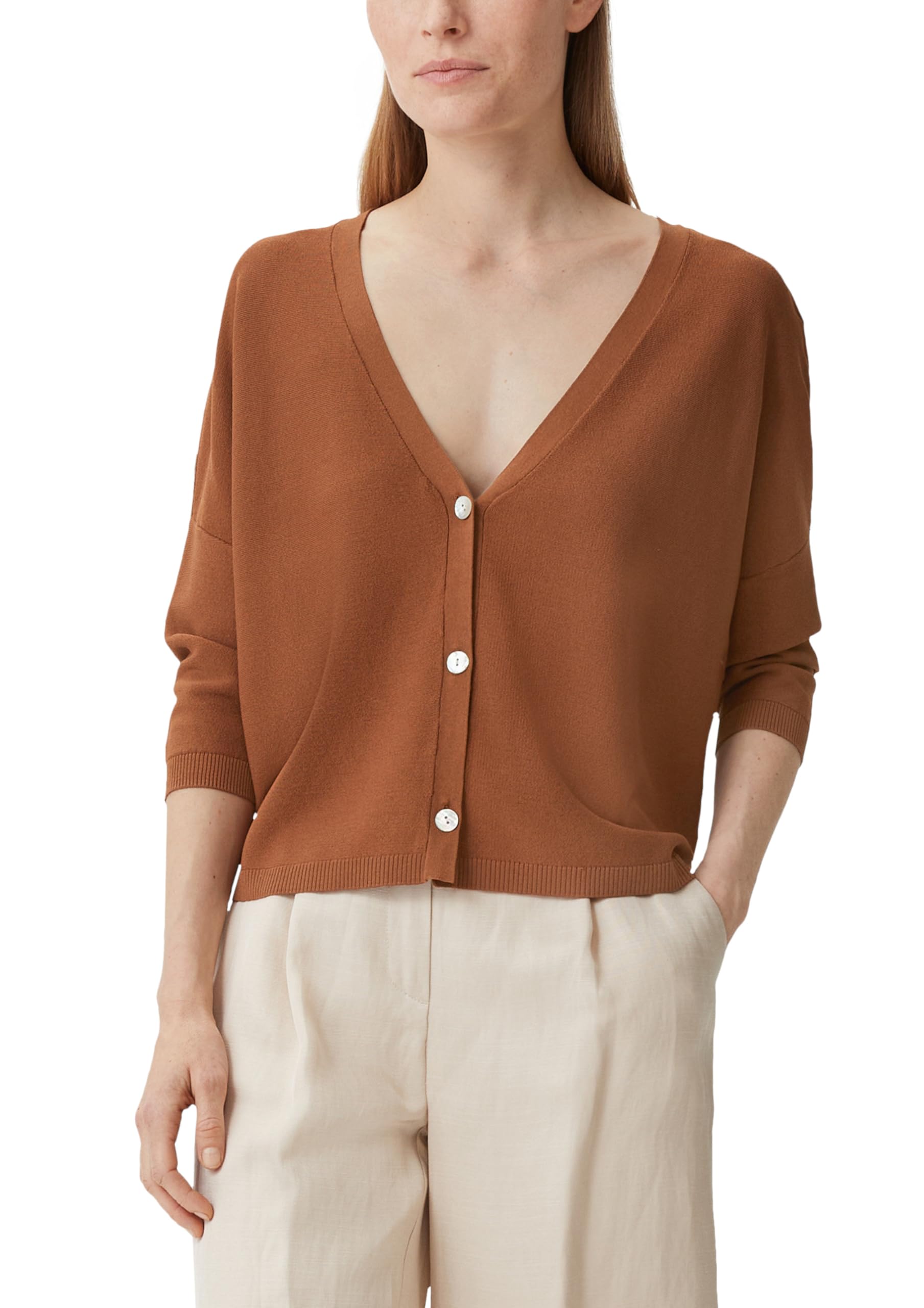 Comma Damen Sweater 2137573 8757 Brown S