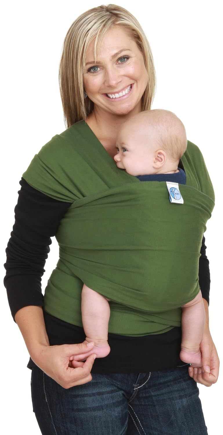 Moby Wrap Cotton Baby Carrier, Leaf