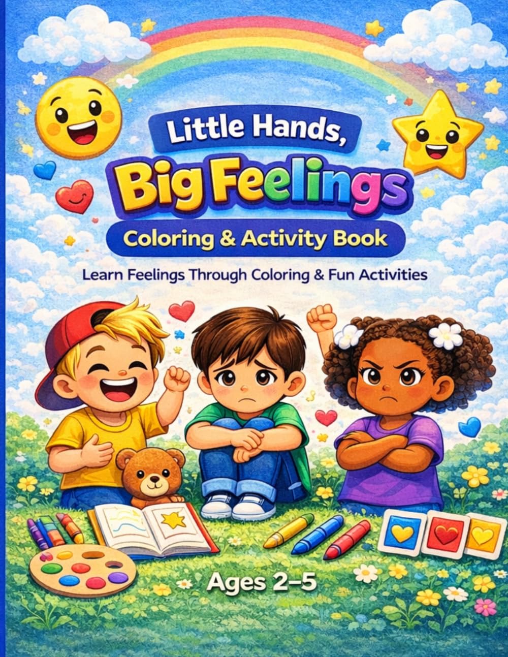 Little Hands, Big Feelings: A Coloring and Activity Book