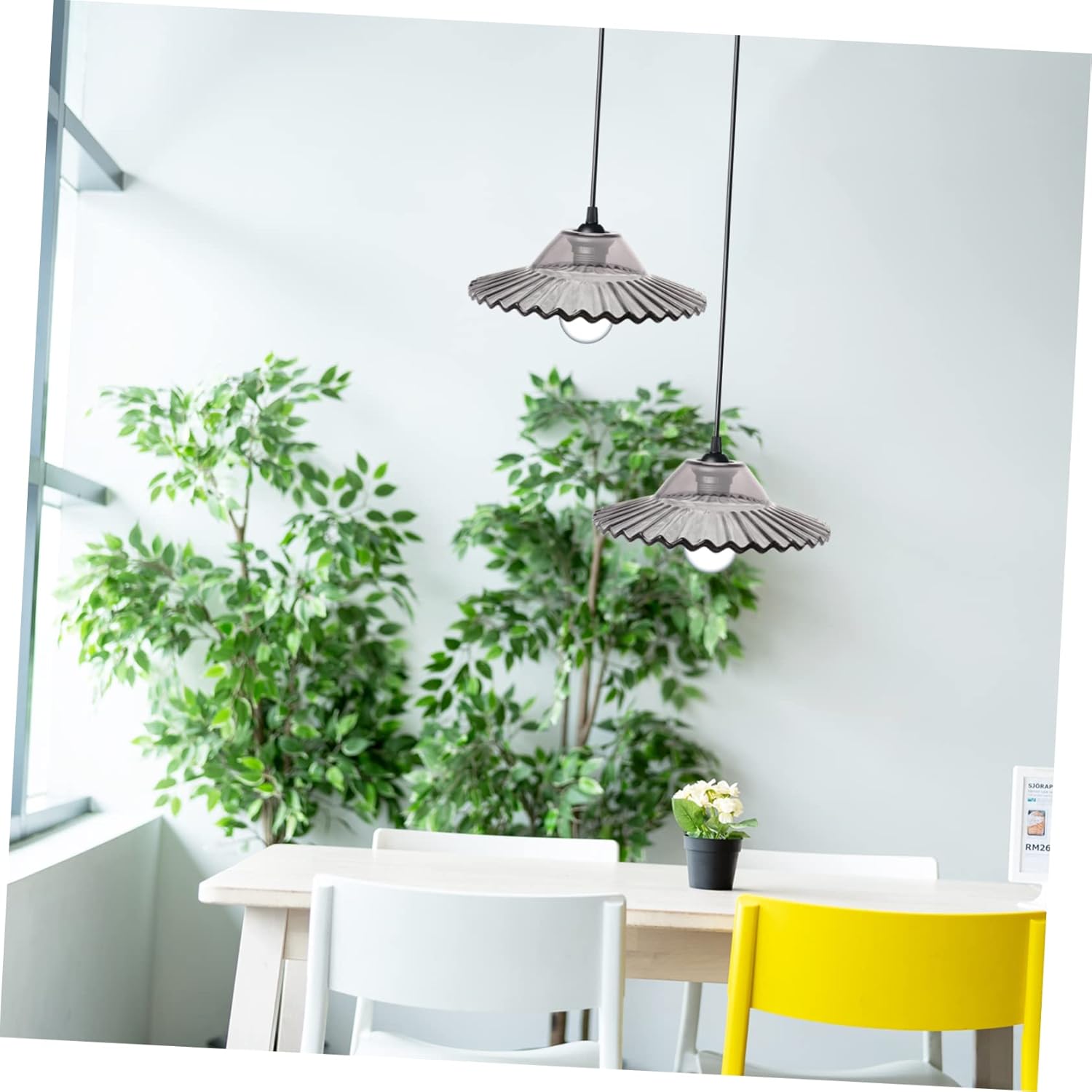Nordic Style Glass Lampshade Replacement for Chandelier Elegant Ceiling Light Cover for Home Decor Fits Light Fixtures Glass Design
